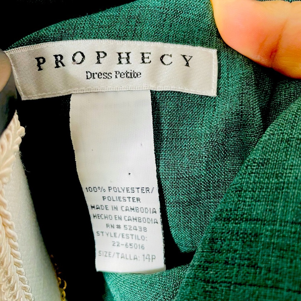 PROPHECY VINTAGE Green PANT SUIT - Picture 4 of 7